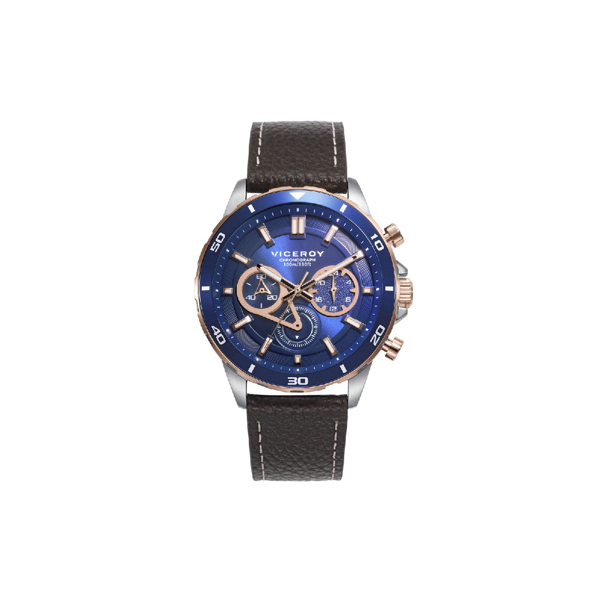 Reloj Viceroy Heat Crono esfera azul y correa para hombre