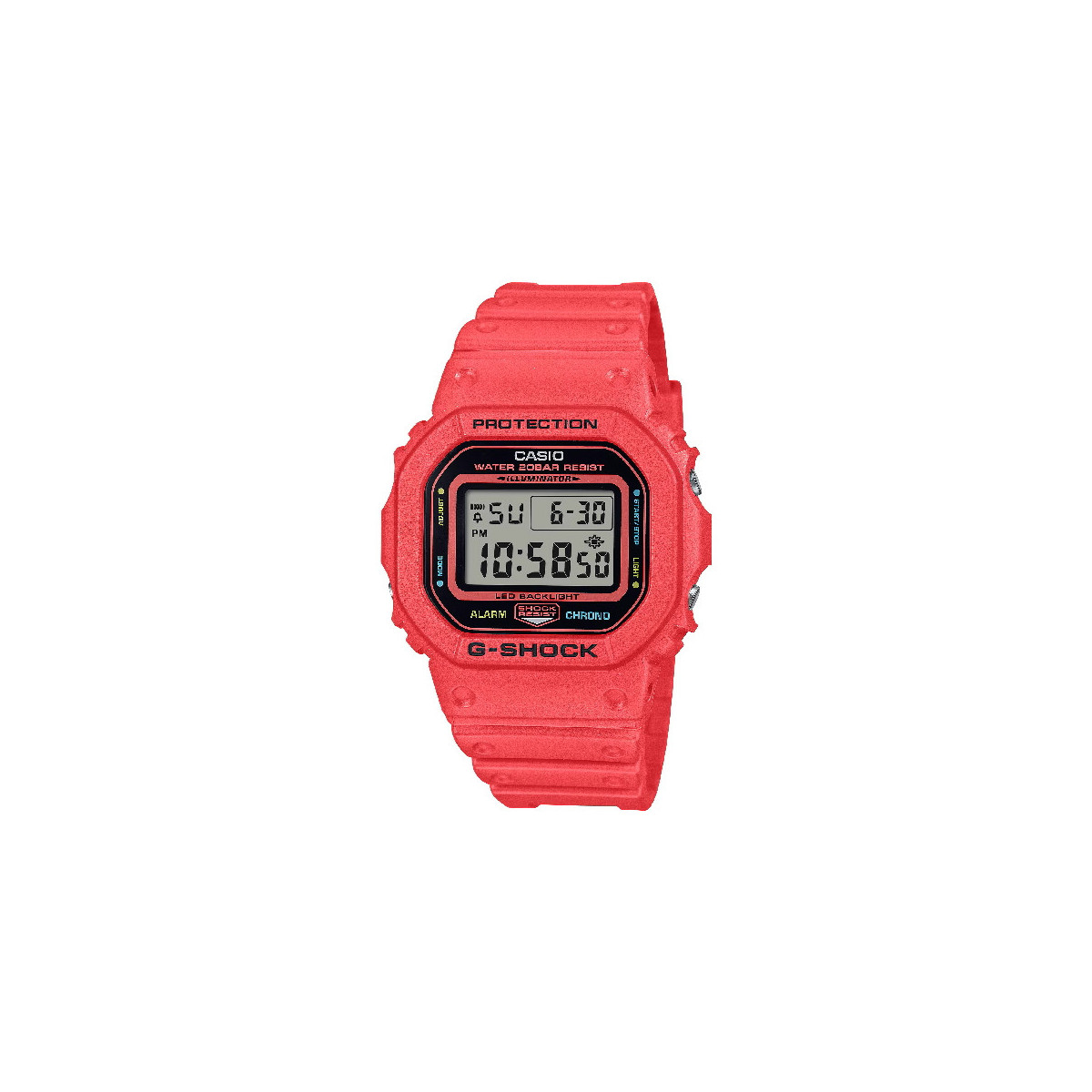 Reloj Casio G-Shock Origen resina roja