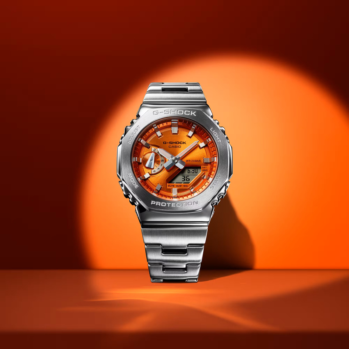 Reloj Casio G-Shock Superior Series esfera naranja