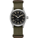 Reloj Hamilton Khaki Field Quartz 38mm esfera negra