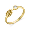 Anillo Luxenter Fholie plata 925 dorada talla 14