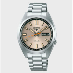 Reloj Seiko 5 Sports SNXS Style esfera beige 37mm