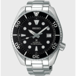 Reloj Seiko Prospex Diver's Sumo Automático 6R esfera negra