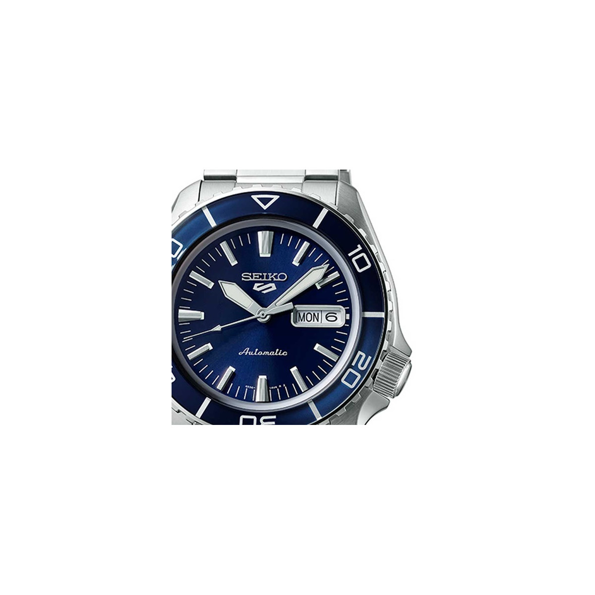 Reloj Seiko 5 Automatic esfera y bisel azul