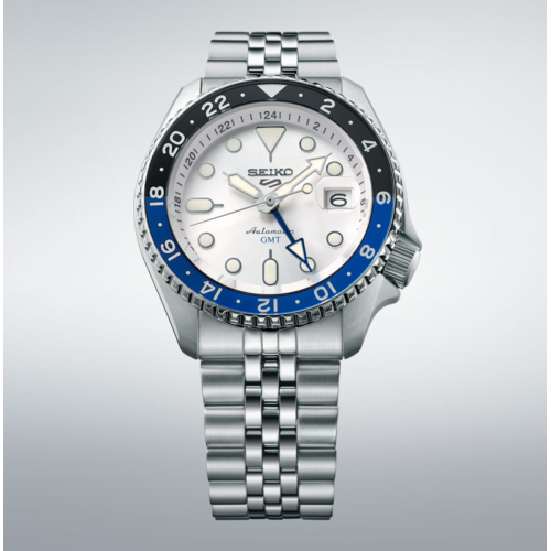 Seiko 5 Sports Style GMT esfera gris para hombre