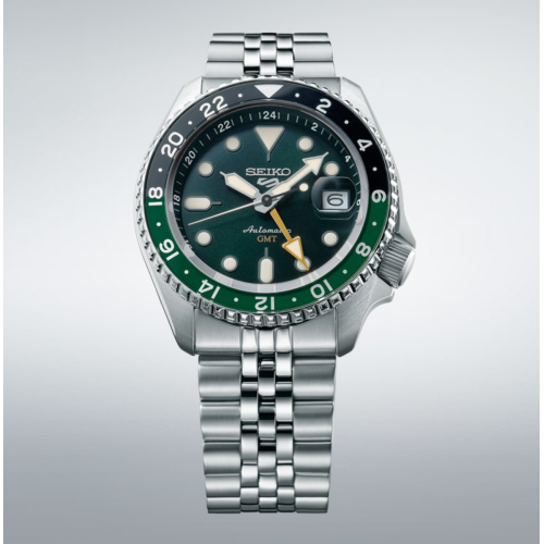 Seiko 5 Sports Style GMTverde para hombre