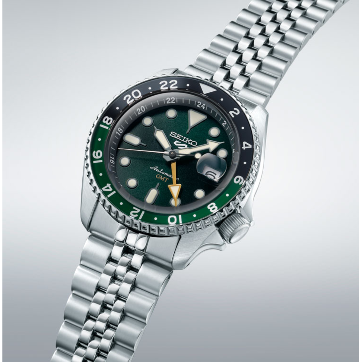 Seiko 5 Sports Style GMTverde para hombre