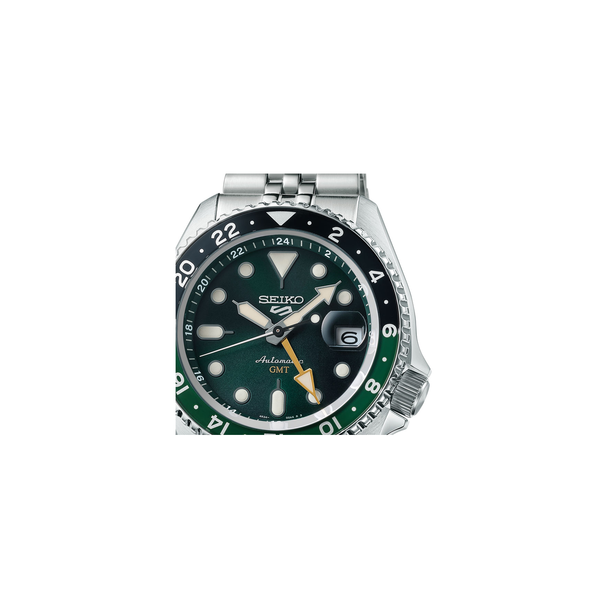 Seiko 5 Sports Style GMTverde para hombre