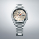 Reloj Seiko 5 Sports SNXS Style esfera beige 37mm