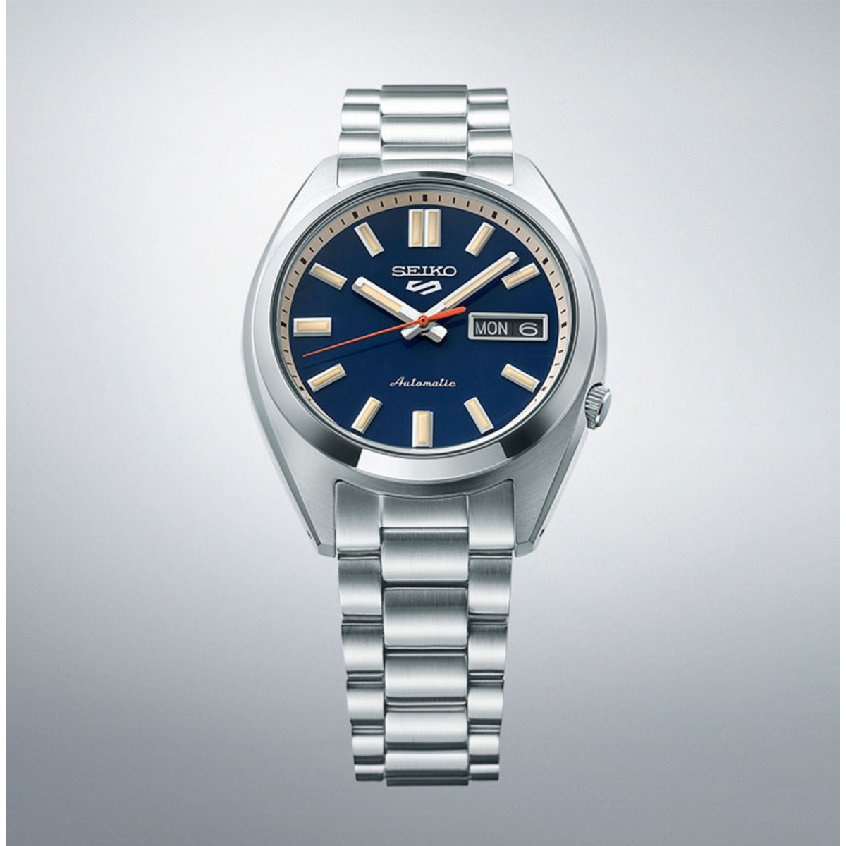 Reloj Seiko 5 Sports SNXS Style esfera azul 37mm