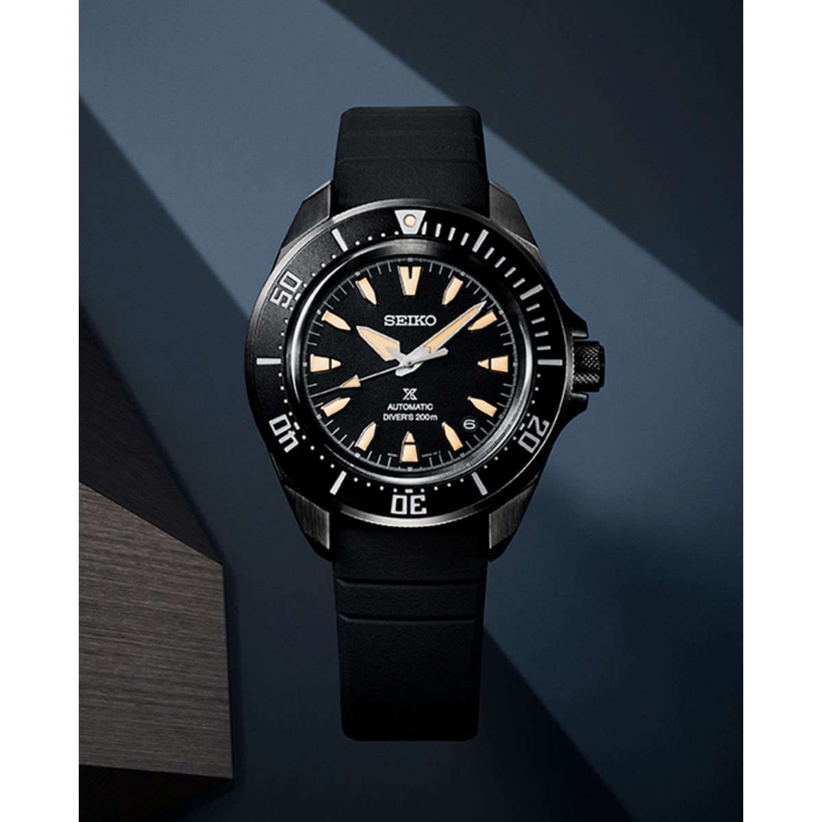 Reloj Seiko Prospex Mar Samurai Negro 42mm