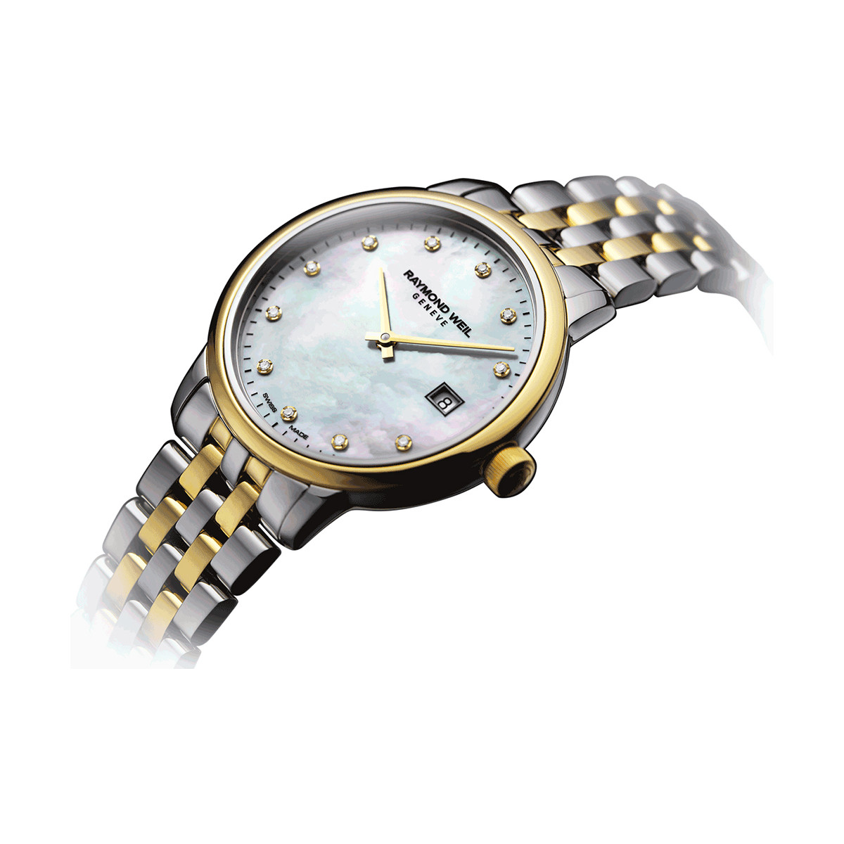 Reloj Raymond Weil Toccata Bicolor para mujer 34mm