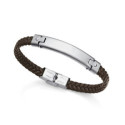 Pulsera Viceroy Fashion unisex cuero y acero