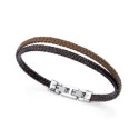 Pulsera Viceroy Fashion unisex cuero y acero