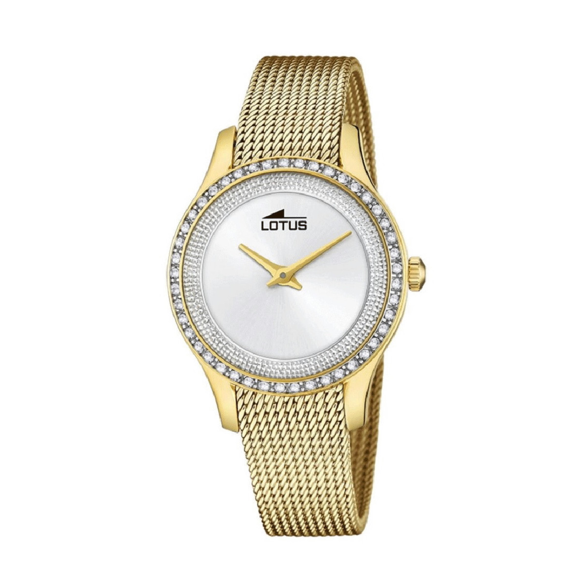 Reloj Lotus Bliss dorado para mujer