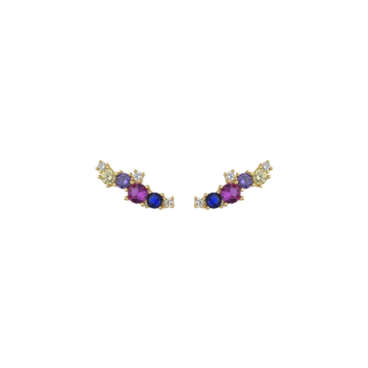 Pendientes Luxenter Drogopi plata 925 dorada