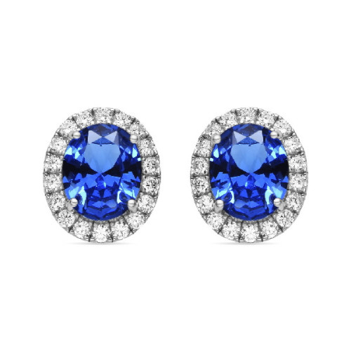 Pendientes Luxenter Lyla plata 925 azul