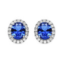 Pendientes Luxenter Lyla plata 925 azul