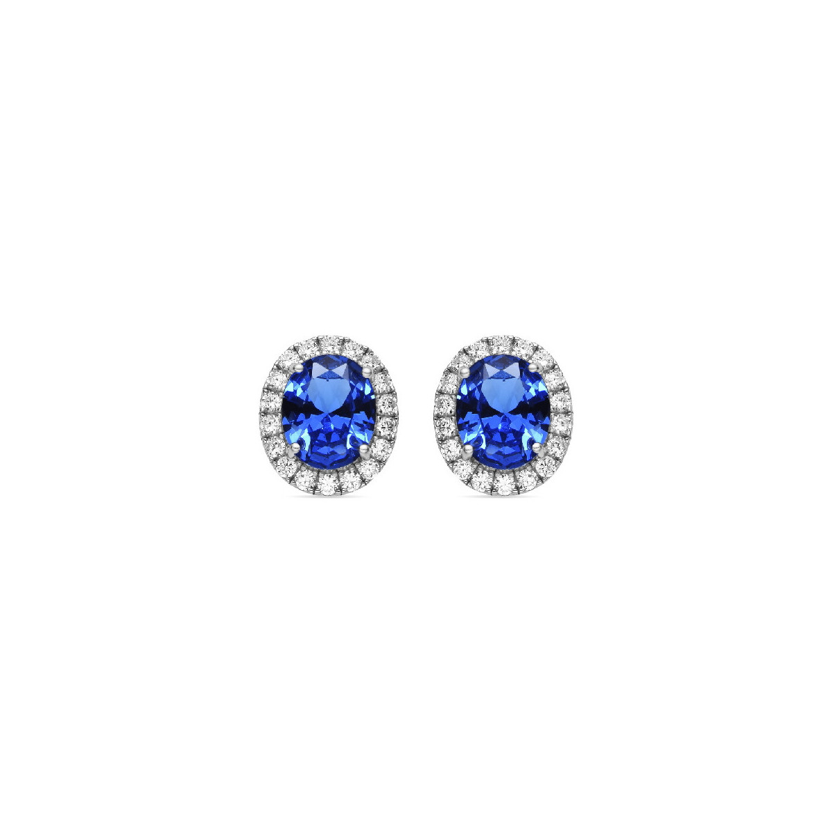 Pendientes Luxenter Lyla plata 925 azul