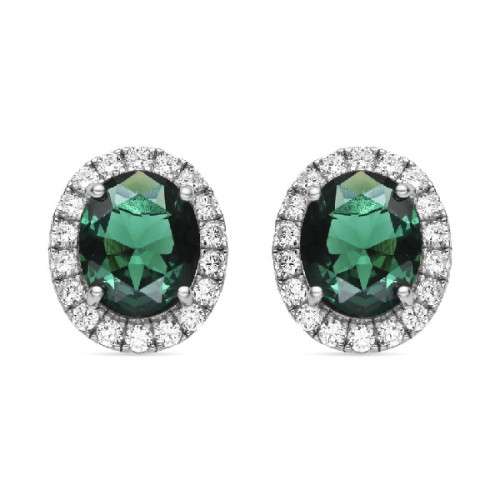 Pendientes Luxenter Lyla plata 925 verde