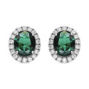 Pendientes Luxenter Lyla plata 925 verde