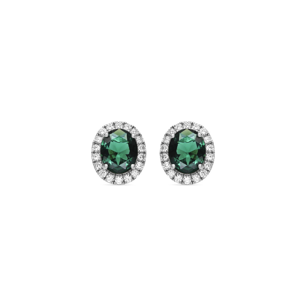 Pendientes Luxenter Lyla plata 925 verde