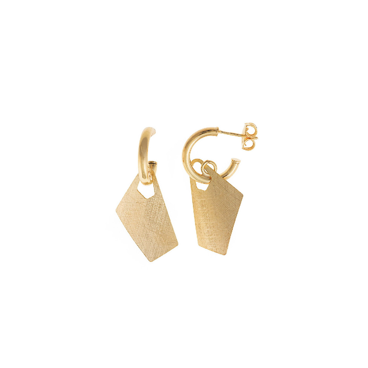 Pendientes Salvatore plata 925 dorados