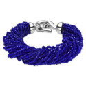 Pulsera Luxenter Kibak plata 925 cristales azules