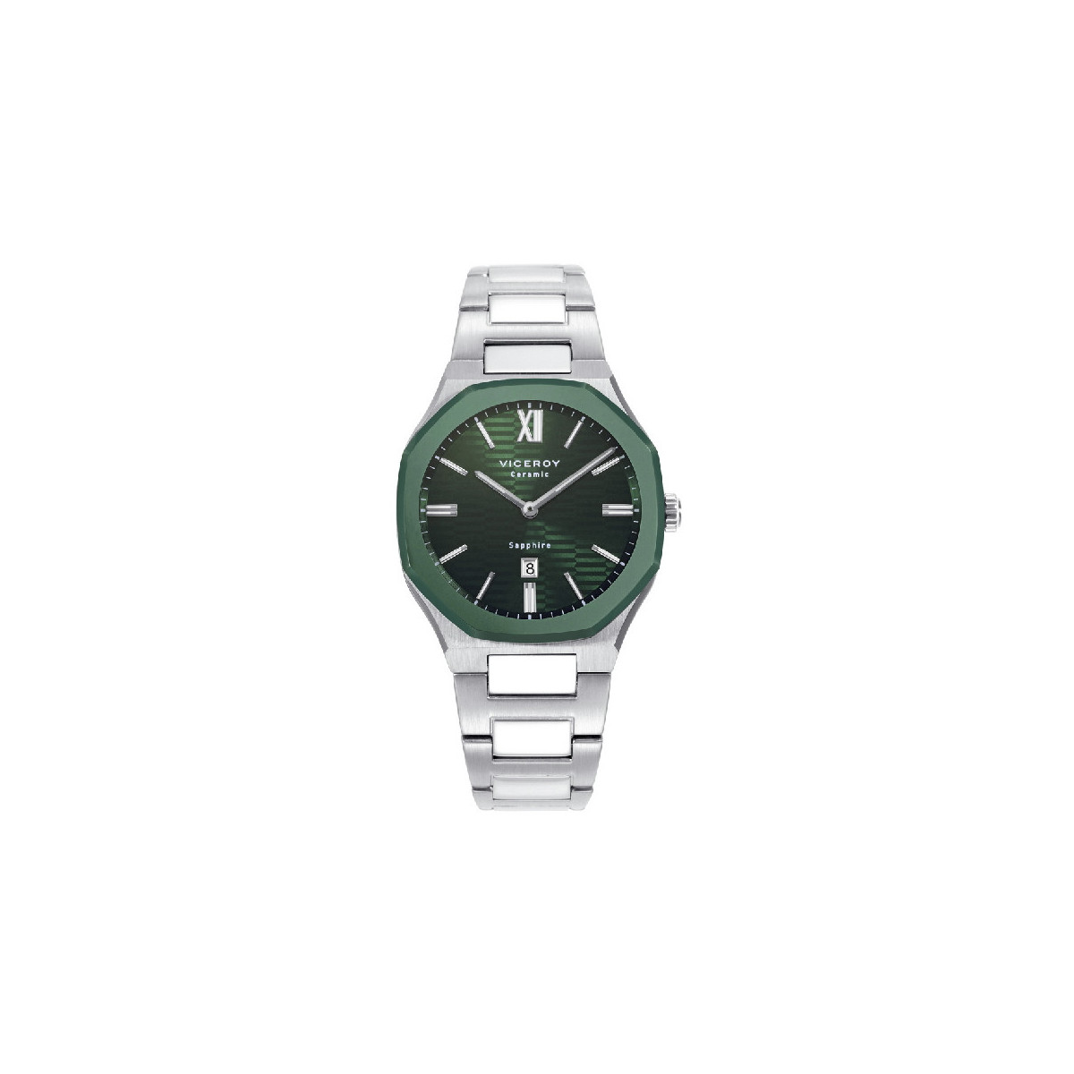 Reloj Viceroy colección Cápsula cuarzo 32mm bisel cerámico verde