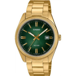 Reloj Casio Collection Unisex Dorado esfera Verde