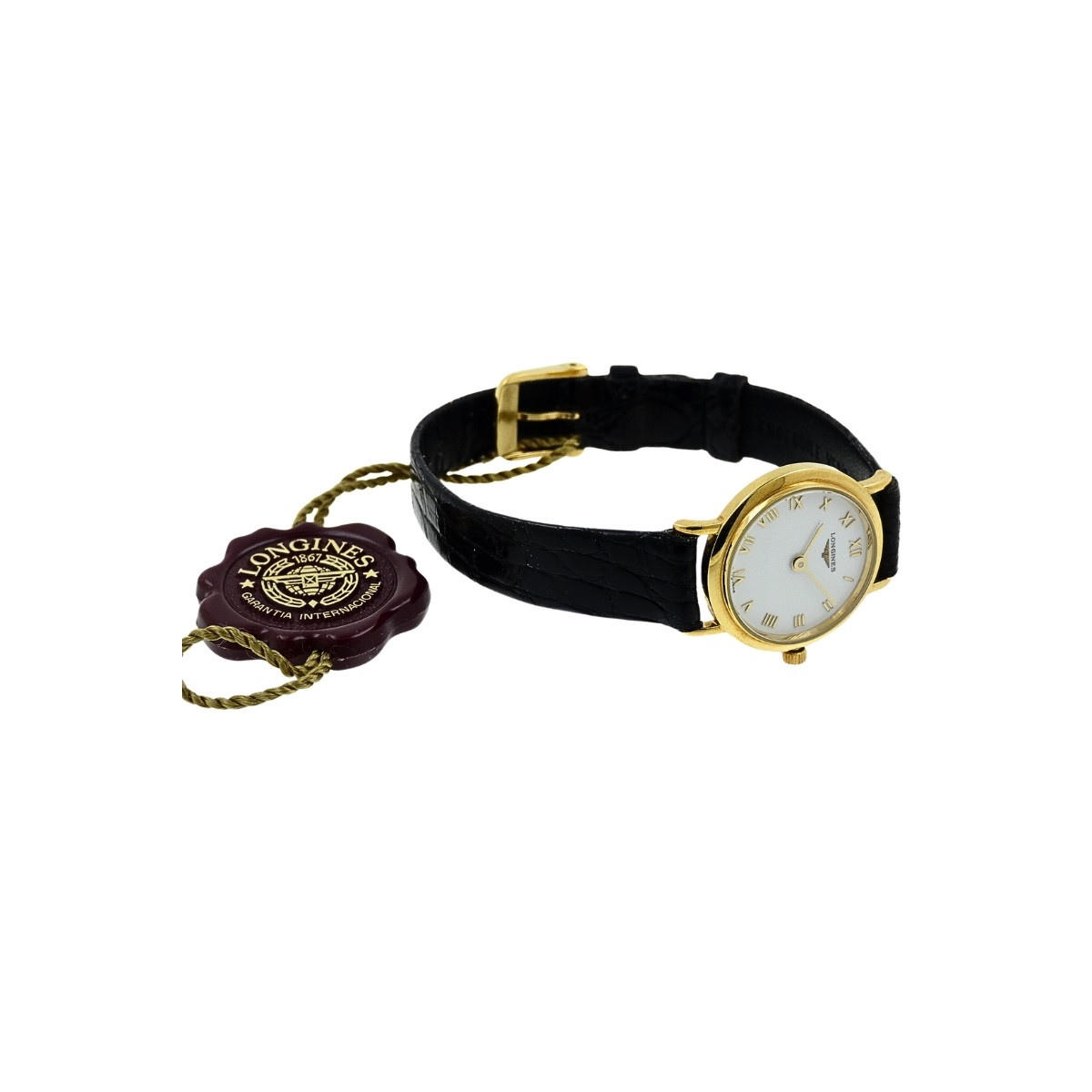 Reloj Longines caja de oro 750 para mujer