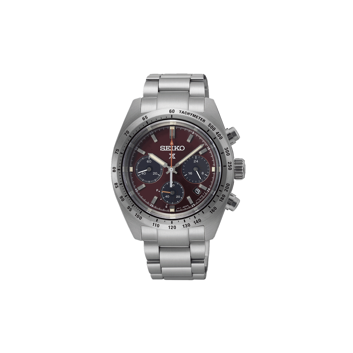 Reloj Seiko Prospex Speedtimer Solar Edición Limitada Burdeos Unisex