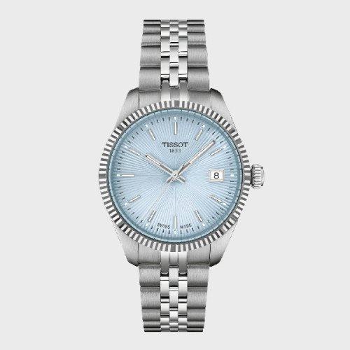 Reloj Tissot Ballade para mujer 34mm azul celeste