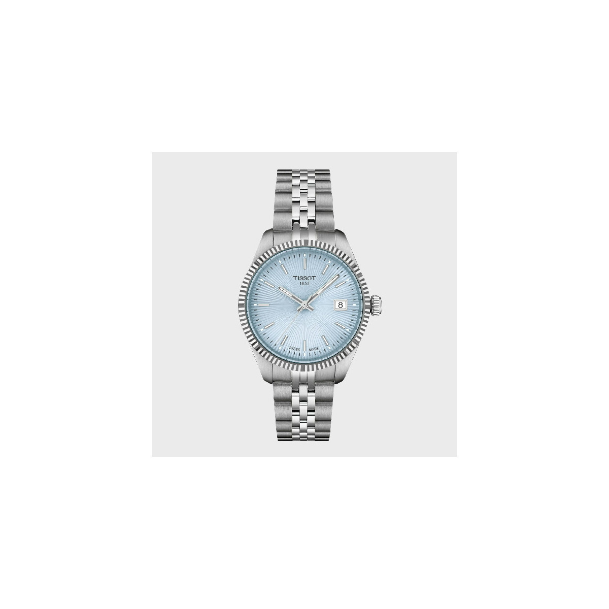 Reloj Tissot Ballade para mujer 34mm azul celeste