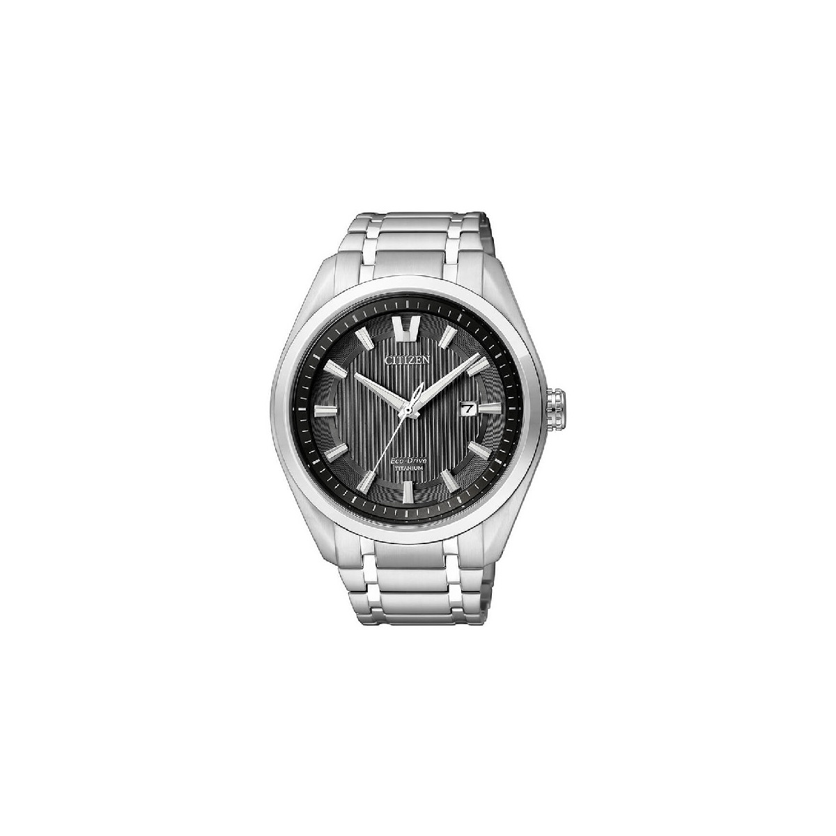 Reloj Citizen Eco-Drive Super Titanium esfera negra