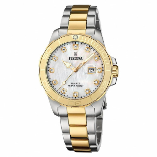 Reloj Festina Boyfriend Bicolor para mujer esfera de nácar