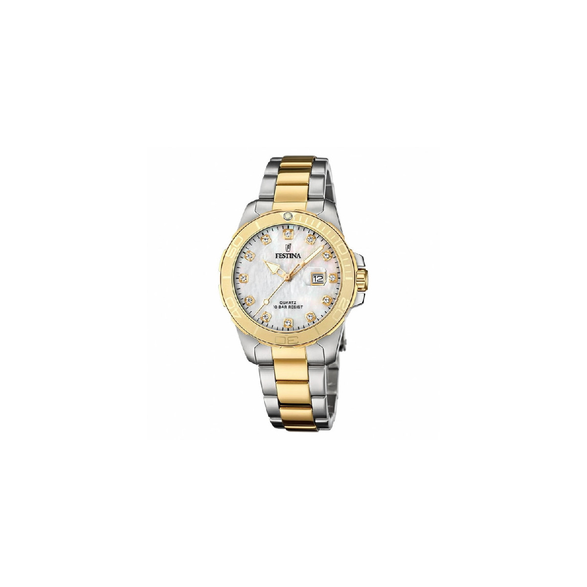 Reloj Festina Boyfriend Bicolor para mujer esfera de nácar