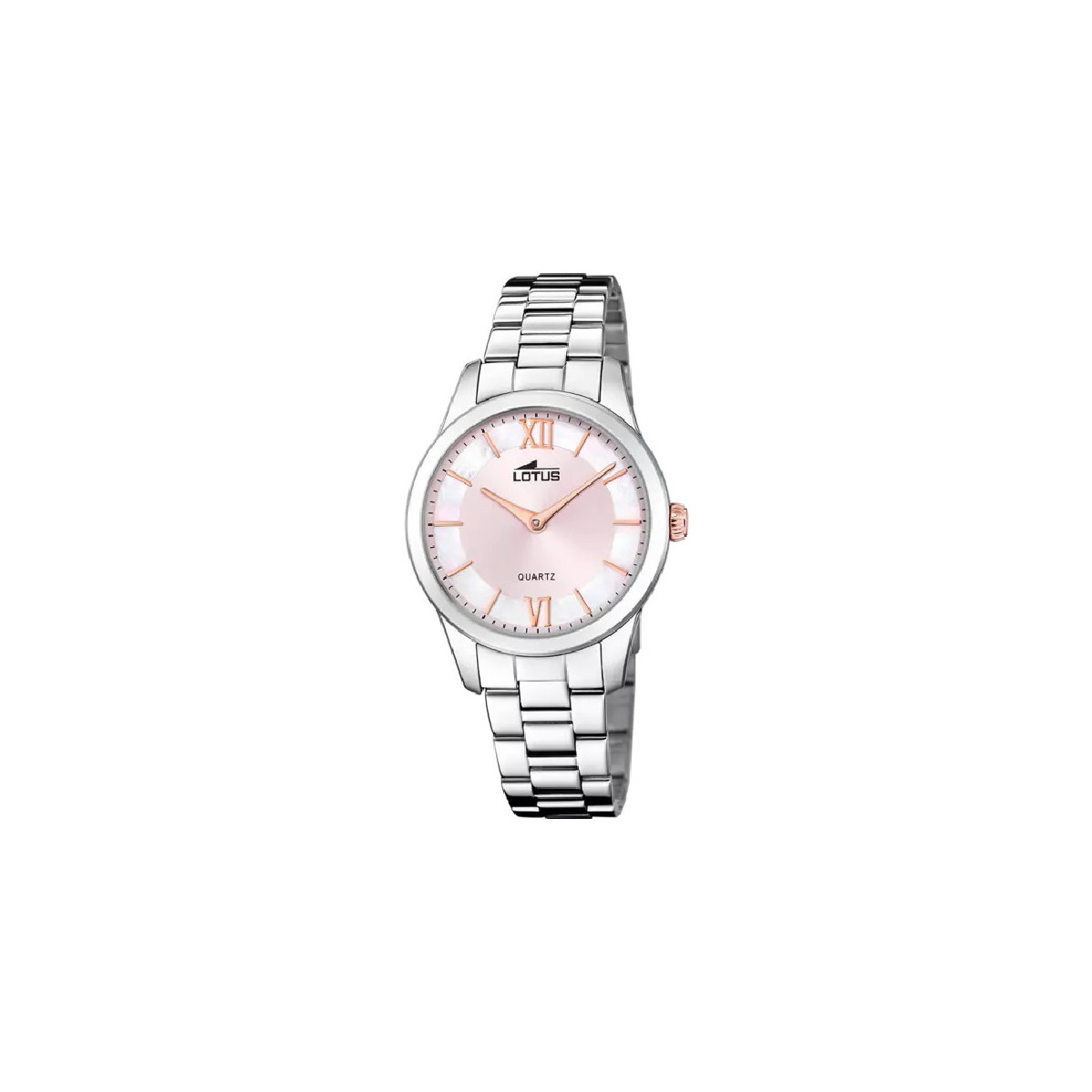 Reloj Lotus para mujer esfera rosa con nácar