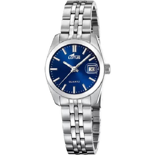 Reloj Lotus para mujer de 26mm esfera azul metalizado