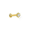 Piercing LeCarré oro 750 amarillo Mini Star con brillantes