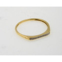 Anillo LeCarré oro 750 amarillo con brillantes talla 15