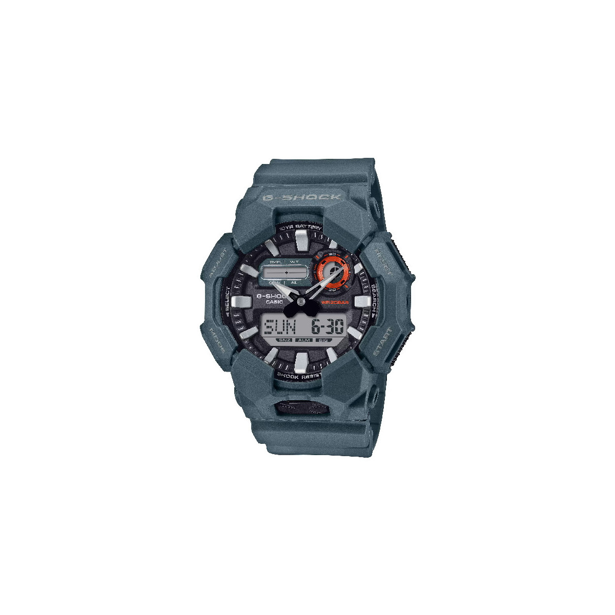 Reloj Casio G-Shock Basic Series Anadigi verde azulado