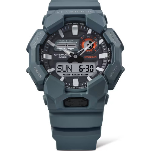 Reloj Casio G-Shock Basic Series Anadigi verde azulado