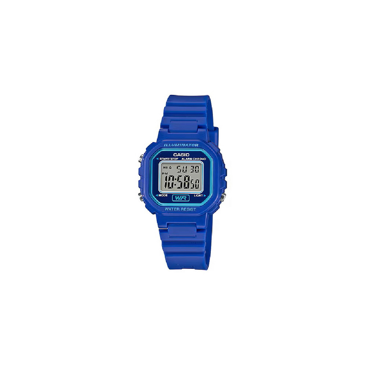 Reloj Casio Timeless Digital azul para mujer y niña