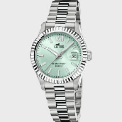 Reloj Lotus para Mujer Acero esfera verde clarito