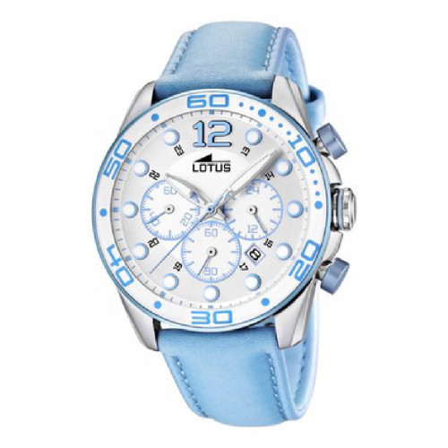 Reloj Lotus crono azul 42mm