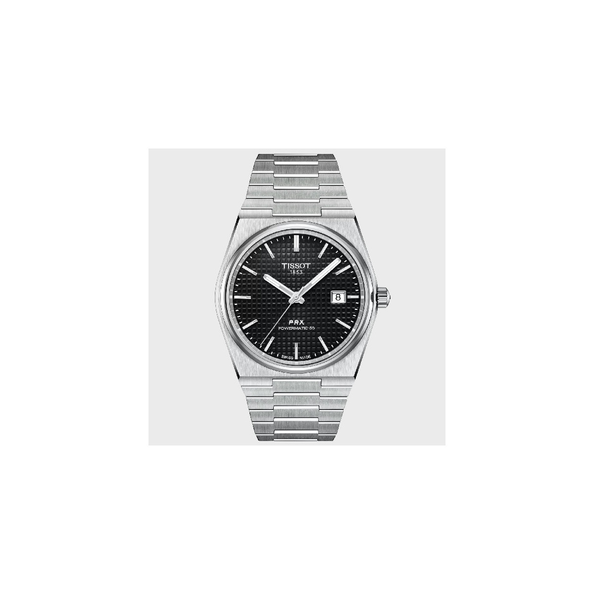 Reloj Tissot PRX Powermatic 80 para hombre esfera negra