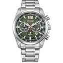 Reloj Citizen Active Sport Chrono EcoDrive esfera verde