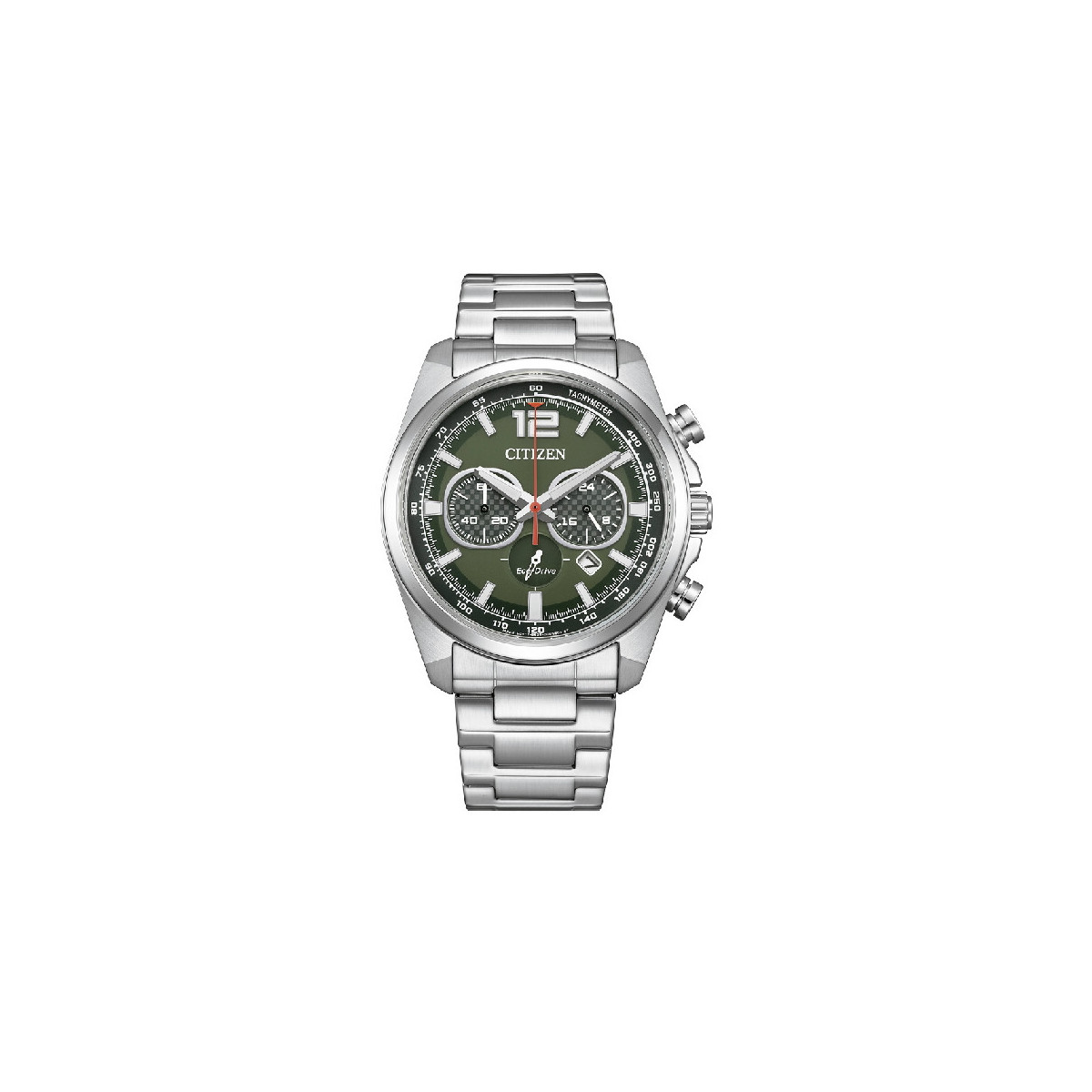 Reloj Citizen Active Sport Chrono EcoDrive esfera verde