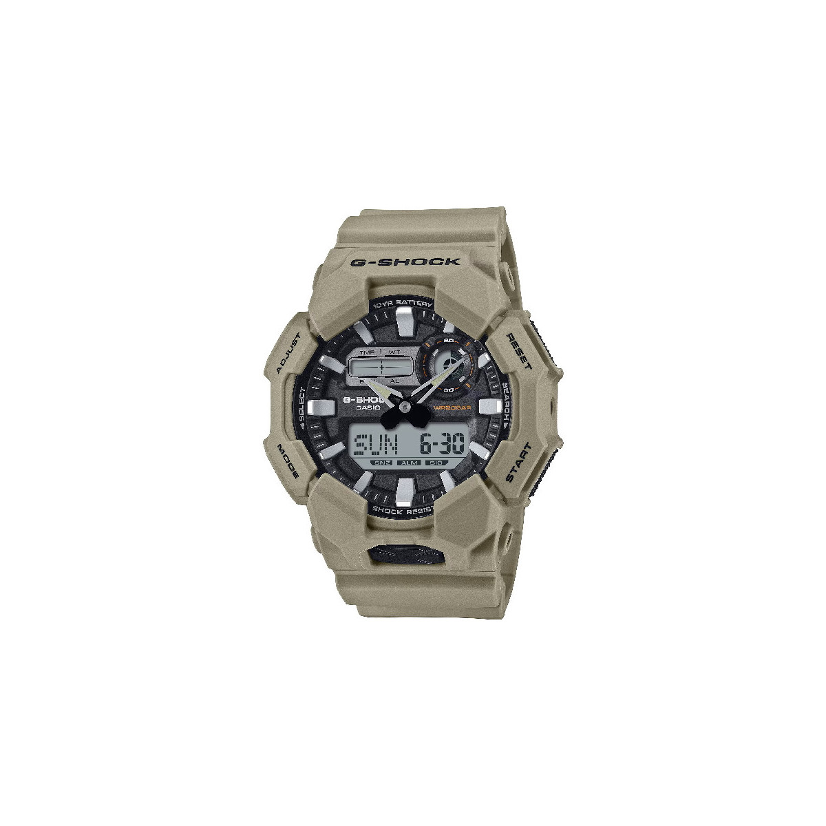 Reloj Casio G-Shock Basic Series Anadigi verde